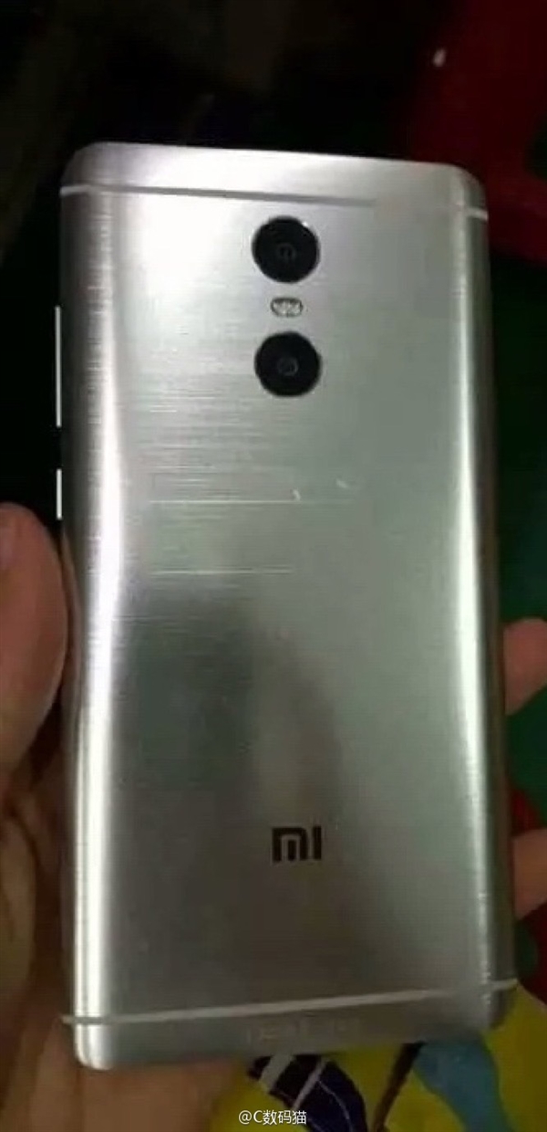 紅米Note 4真機曝光：采用雙攝像頭及雙LED閃光燈設計