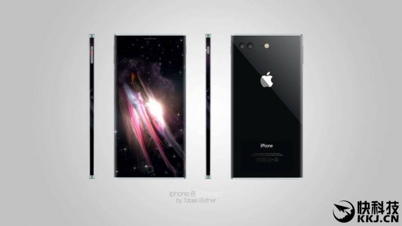最酷的iPhone 8設(shè)計(jì)：方正造型 OLED無(wú)邊框