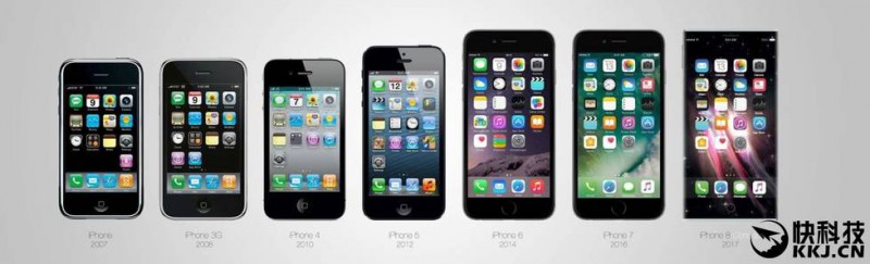 最酷的iPhone 8設(shè)計(jì)：方正造型 OLED無(wú)邊框