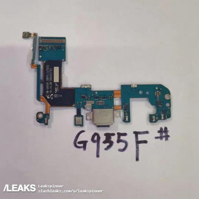 Galaxy S8/S8+零件曝光：USB-C線纜+自拍攝像頭+SIM卡托