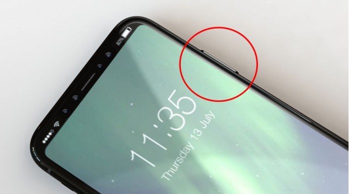 最終版”iPhone渲染圖：超窄邊框+Touch ID嵌入電源鍵