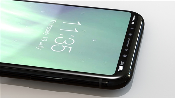 iPhone 8屏幕玻璃曝光：亮屏美如畫