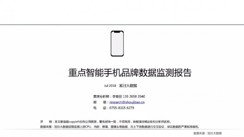 七大智能手機(jī)品牌數(shù)據(jù)監(jiān)測(cè)報(bào)告(7月）