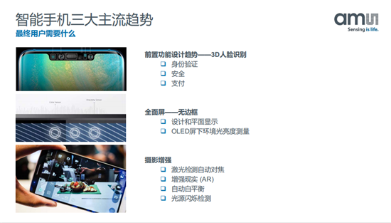 艾邁斯半導(dǎo)體：助力智能手機三大主流趨勢不斷創(chuàng)新
