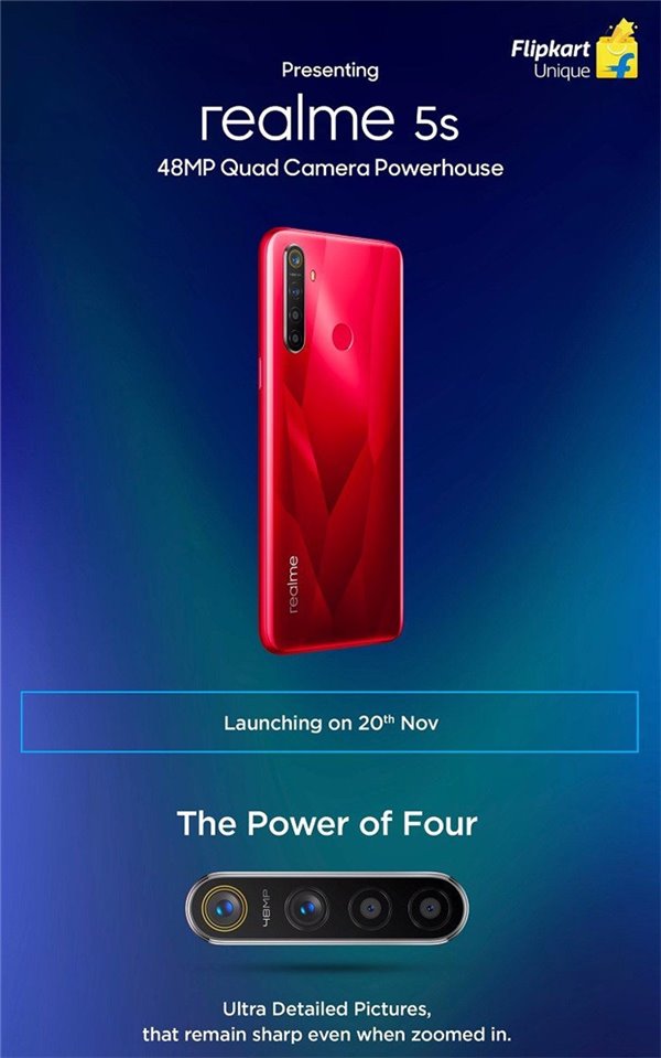 Realme 5s確認(rèn)搭載驍龍665處理器，5000mAh電池